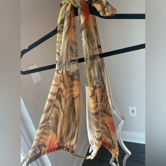 NWOT Kim Shui Sheer Max Tropics Top in size S - Picture 7 of 8